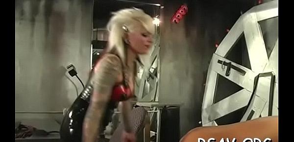  Sexy domina enslaves another beauty in hardcore bdsm style